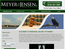 Tablet Screenshot of meyerjensen.com